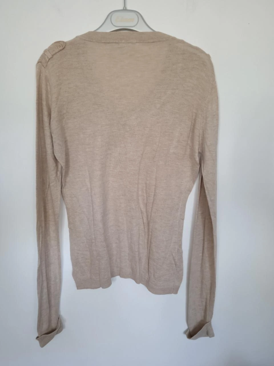 Etam fine sweater, beige vest size 40 – photo 4